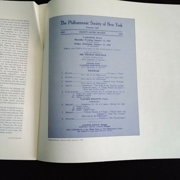 Vladimir Horowitz- New York Philharmonic, Rachmaninoff Concerto No. 3, Ormandy - Picture 5 of 10